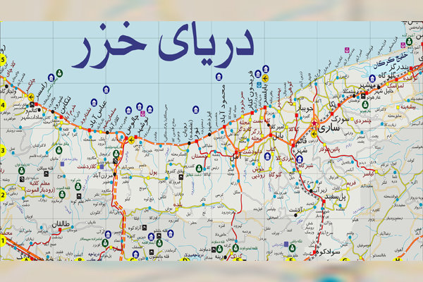 نقشه اتوکد شهرستان نور استان مازندران
